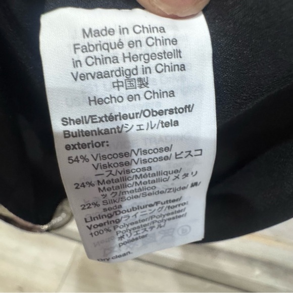 J. Crew Metallic floral jacquard Halter ❤️ - Picture 5 of 7